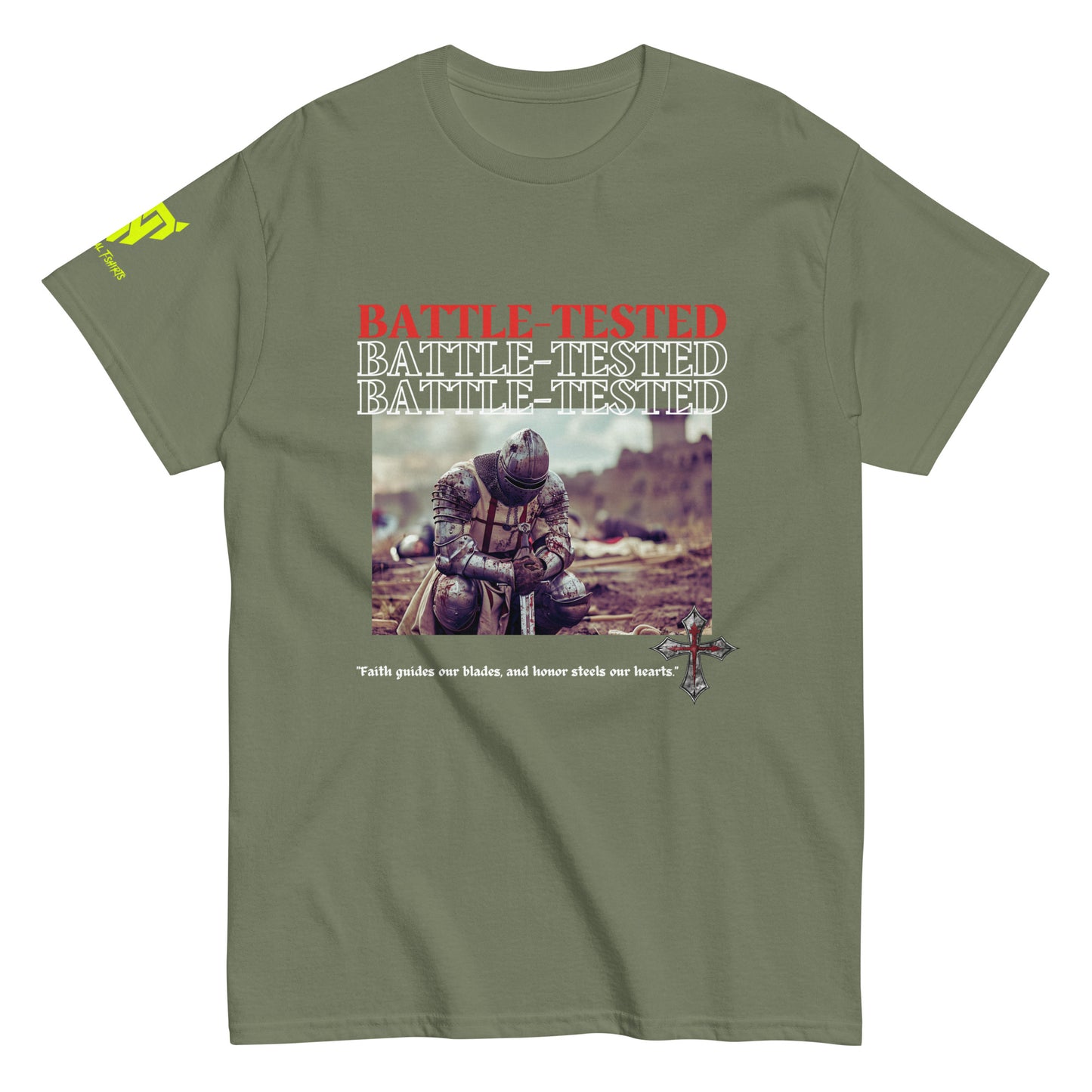 BATTLE-TESTED Templar Knight Unisex classic tee